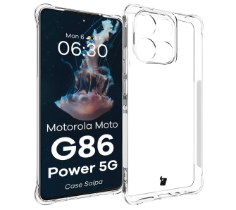 Etui Bizon Salpa do Motorola Moto G86 Power 5G Przezroczysty
