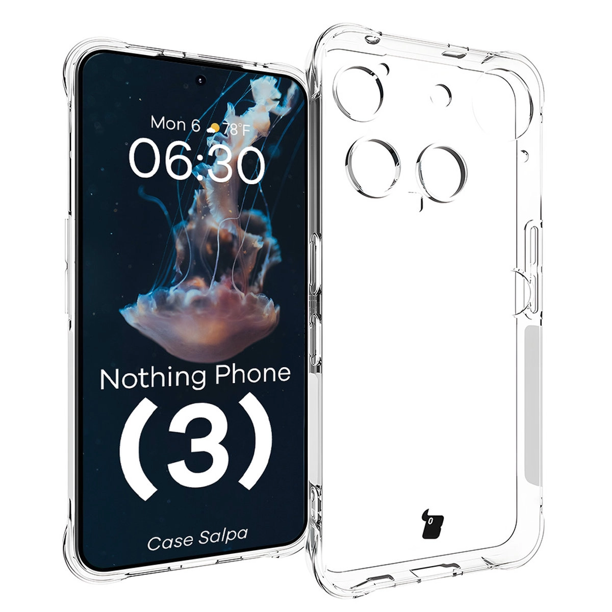 Etui Bizon Salpa do Nothing Phone 3 Przezroczysty