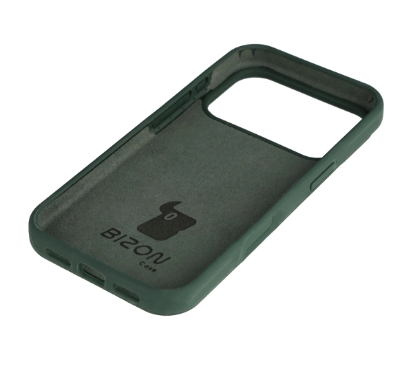 Bizon Silikonowe Soft do Apple iPhone 17 Pro Ciemnozielony