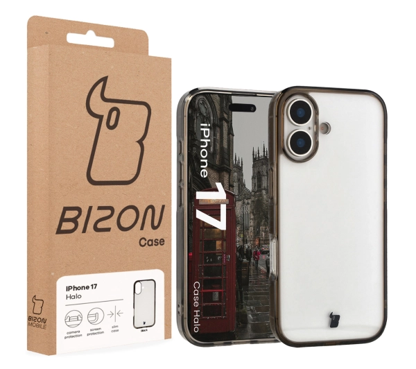 Bizon Halo do Apple iPhone 17 Czarny