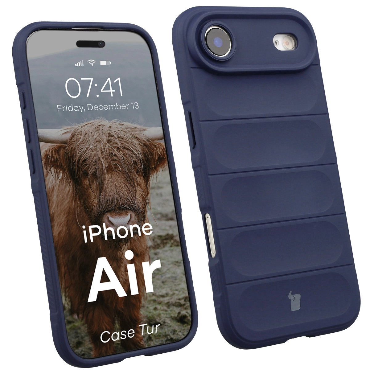 Etui Bizon Tur do Apple iPhone Air Granatowy