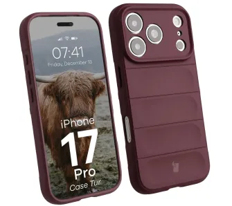 Etui Bizon Tur do Apple iPhone 17 Pro / 18 Pro Bordowy
