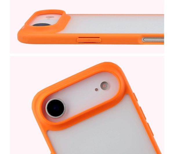 Bizon Angelo do Apple iPhone Air z pomarańczową ramką