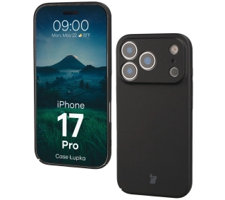 Bizon Łupka do Apple iPhone 17 Pro Czarny