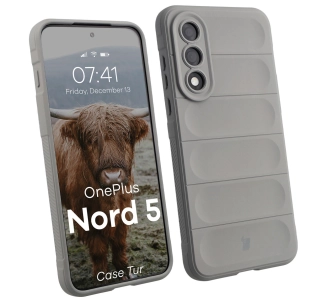 Etui Bizon Tur do OnePlus Nord 5 Jasnoszary