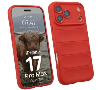 Etui Bizon Tur do Apple iPhone 17 Pro Max / 18 Pro Max Czerwony