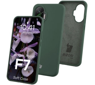 Bizon Soft do Xiaomi POCO F7 Ciemnozielony