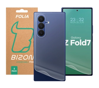 Folia hydrożelowa Bizon na tył i przód Bizon Glass Hydrogel Pack do Samsung Galaxy Z Fold7