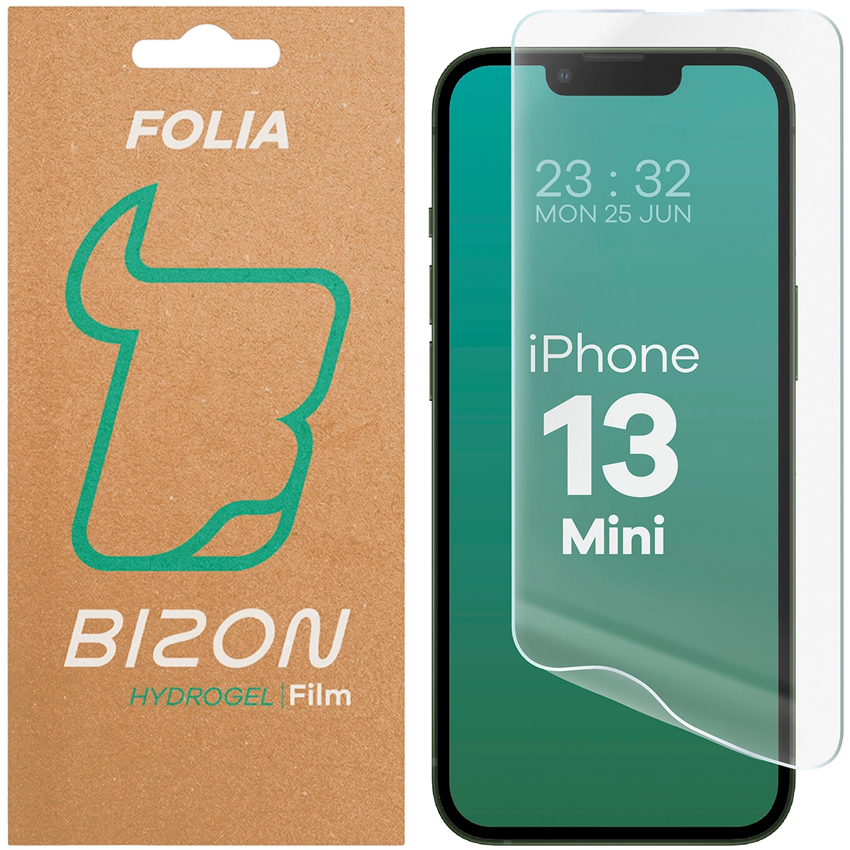 Folia hydrożelowa Bizon na ekran Hydrogel Front do iPhone 13 Mini 1 sztuka