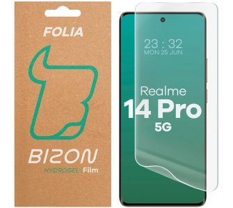 Folia hydrożelowa Bizon na ekran Hydrogel Front do Realme 14 Pro 5G 1 sztuka
