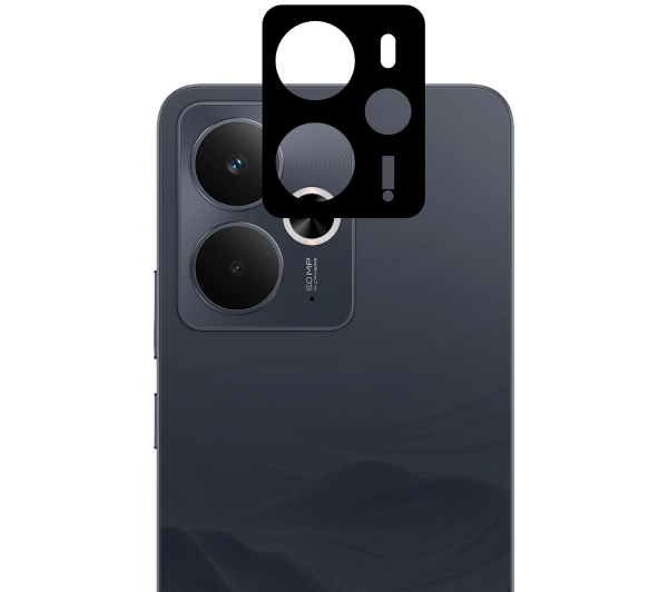 Bizon na aparat Silk Lens do Realme 14 5G / Realme 14T 5G czarny 2 sztuki