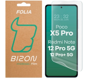 Folia hydrożelowa Bizon na ekran Hydrogel Front do Xiaomi POCO X5 Pro 1 sztuka