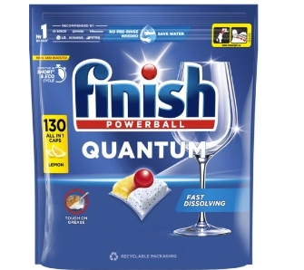 Kapsułki do zmywarki Finish Quantum All in 1 lemon 130szt