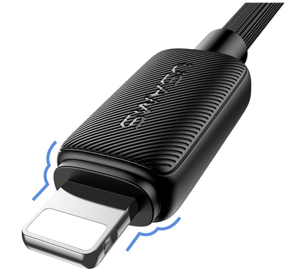 USAMS KY Series 2.4A USB-A do Lightning 1m Biały
