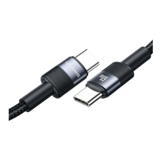 Kabel USAMS USB-C do USB-C 60W 1,2m Stalowy