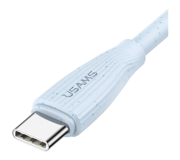 USAMS Green Series 60W USB-C do USB-C 1m Różowy