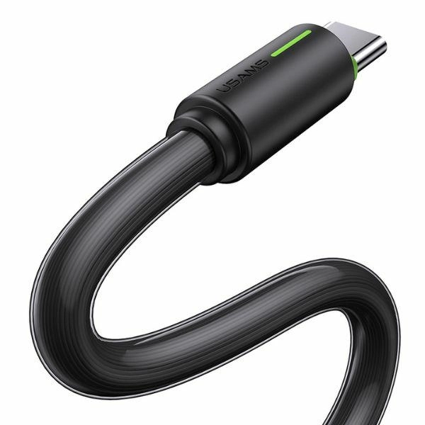 Kabel USAMS 3A YU Series USB-C do USB-A 1m Czarny