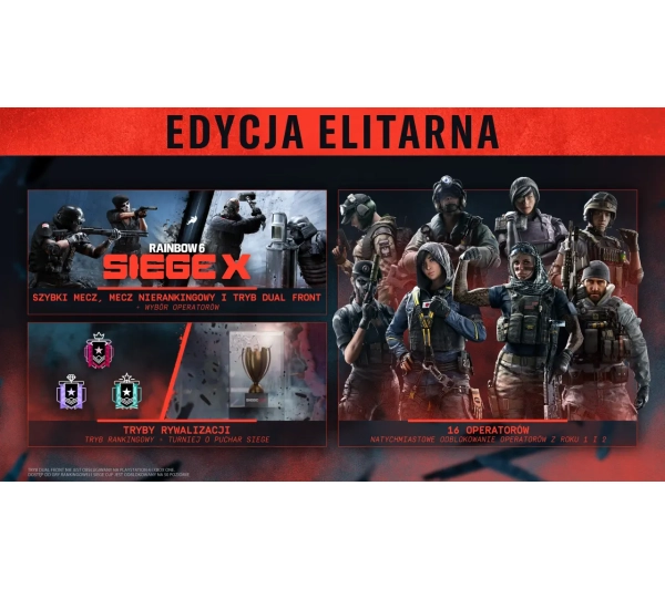 Tom Clancy's Rainbow Six Siege X Elite Edition Gra na PS5