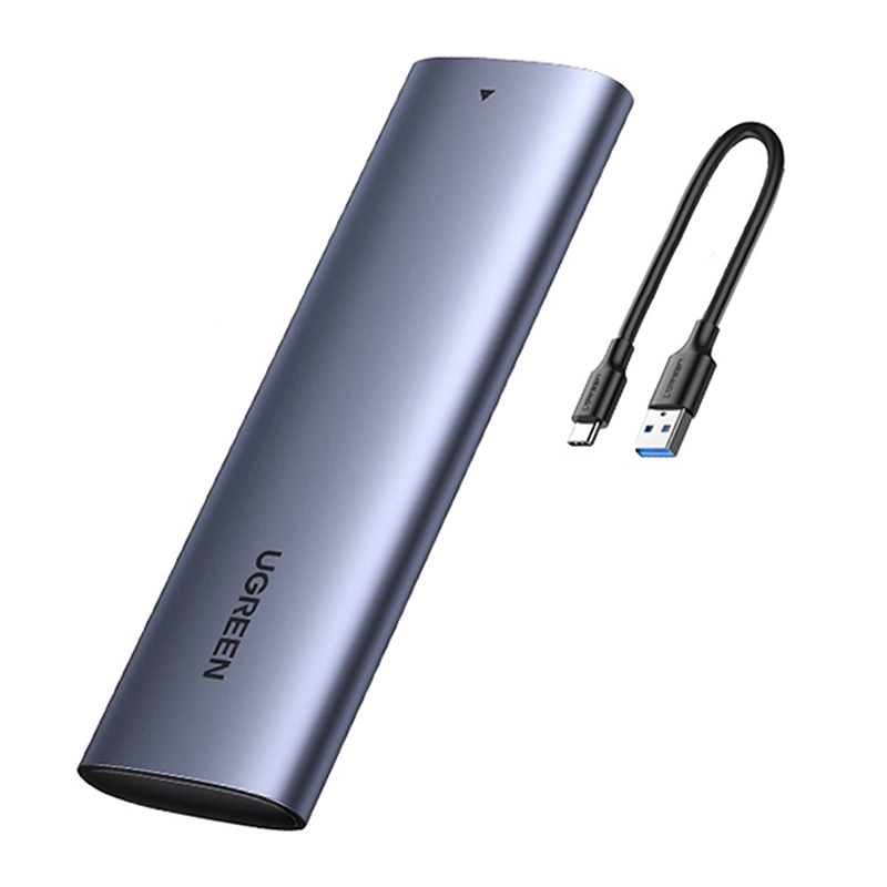 Obudowa UGREEN CM400 B-key NGFF SATA Szary