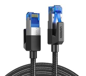 Kabel sieciowy UGREEN NW153 Ethernet RJ45 Cat.8 F/FTP 1,5m Czarny