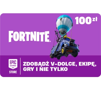 Doładowanie Epic Gift Card Fortnite 100zł [Bon Agencyjny]