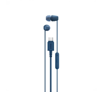 Słuchawki przewodowe Sony IER-EX15C Dokanałowe USB-C Niebieski