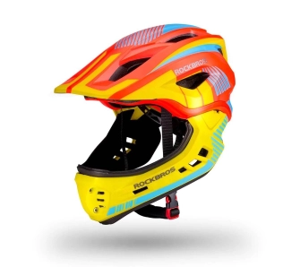 Kask RockBros TT-32SOYB-M M Żółto pomarańczowy