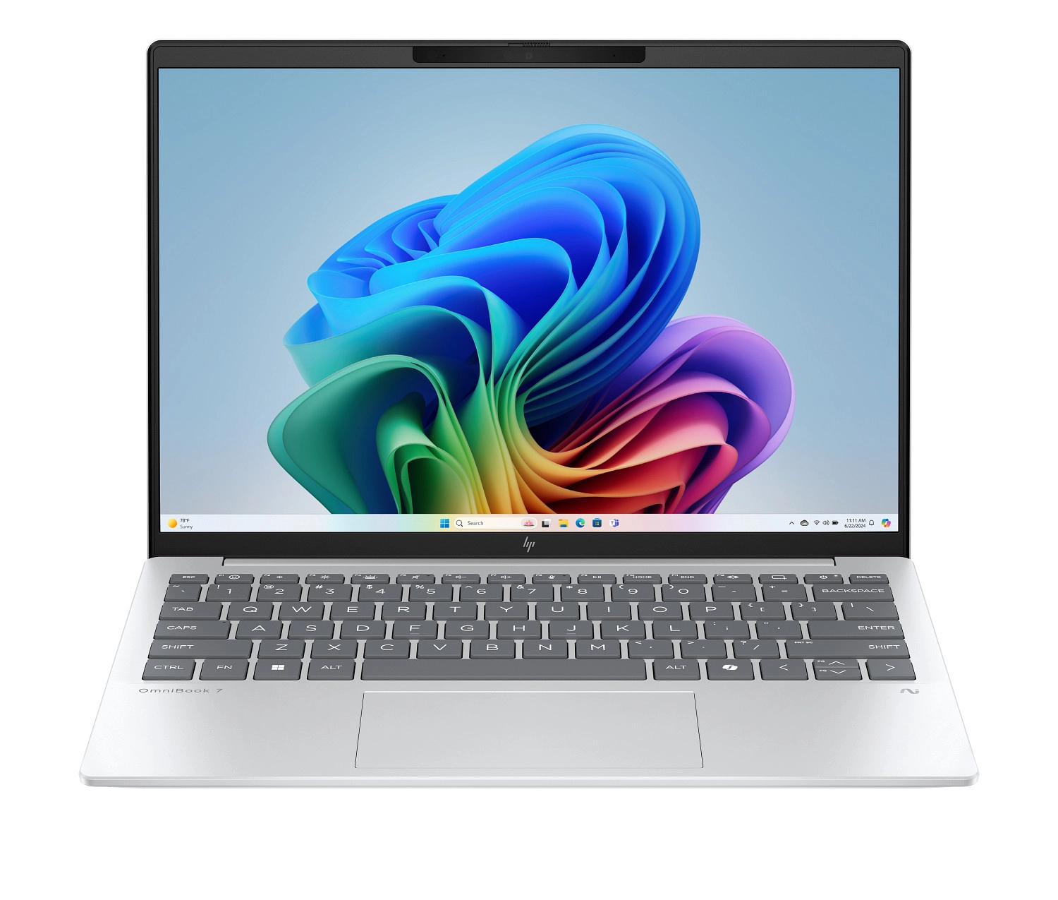 Laptop HP OmniBook 7 Aero 13-bg1218nw 13,3" AMD Ryzen AI 5 340 16GB RAM 512GB Dysk SSD Win11 Srebrny Funkcje AI