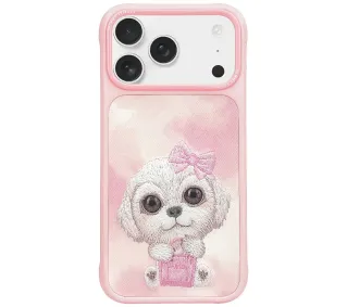 Nimmy Big Eyed Pet 2.0 Dog do iPhone 17 Pro Max Różowy