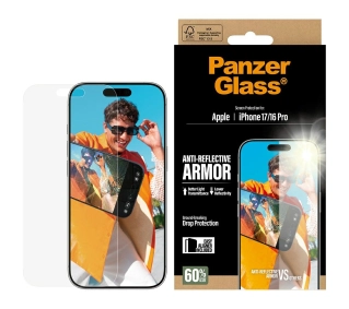 PanzerGlass Armor Anti-Reflective EasyAligner do iPhone 17 / 16 Pro