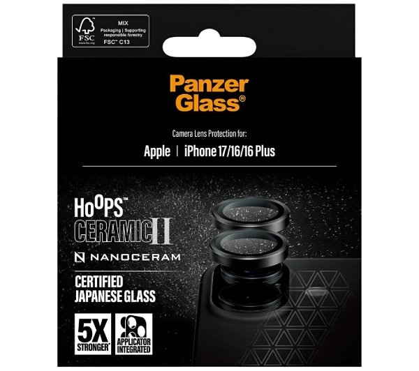 PanzerGlass Hoops Ceramic II do iPhone 17 / 16 / 16 Plus