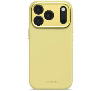 Etui Decoded Silicone MagSafe do iPhone 17 Pro Żółty