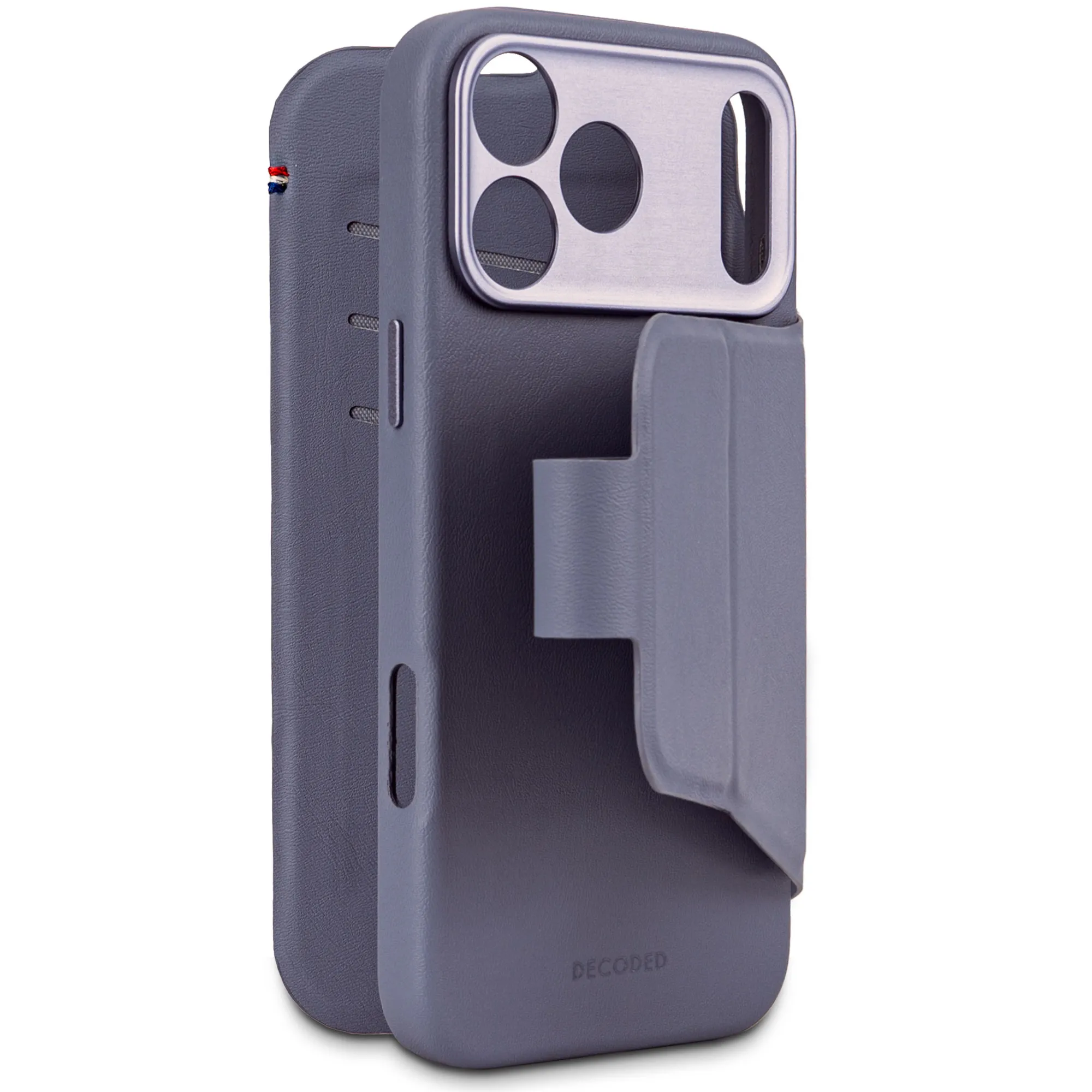 Etui Decoded Textured Silicone do iPhone 17 Pro Niebieski