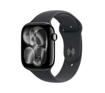 Apple Watch Series 11 GPS 46mm z aluminium Onyx Pasek sportowy Czarny S/M