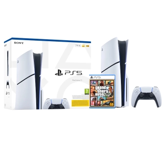Konsola Sony PlayStation 5 Slim E Chassis (PS5) 1TB z napędem + Grand Theft Auto V