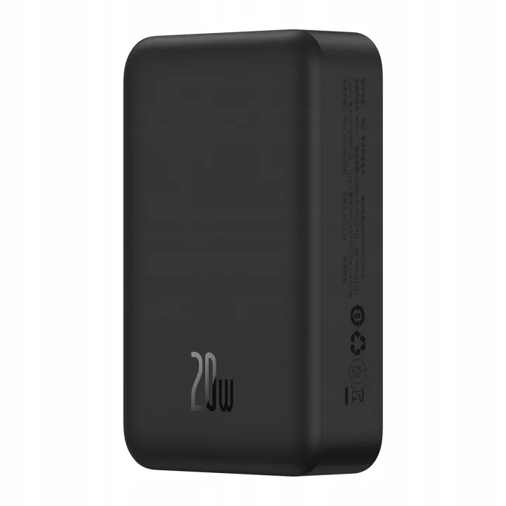 Powerbank Baseus EnerFill FM41 Mini Magnetic 20000mAh 20W Czarny