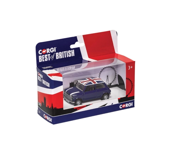 Corgi Samochód Best of British Klasyczny Mini Niebieski