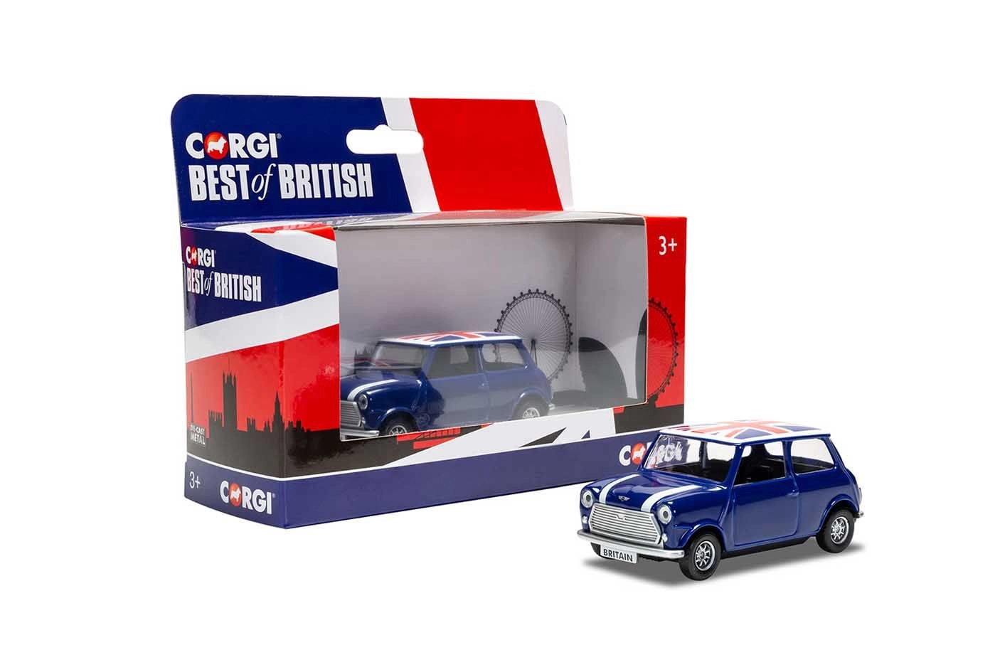 Model Corgi Samochód Best of British Klasyczny Mini Niebieski