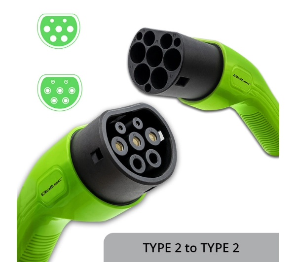Qoltec Kabel EV Typ 2 52472 - Kup na Raty - RRSO 0%