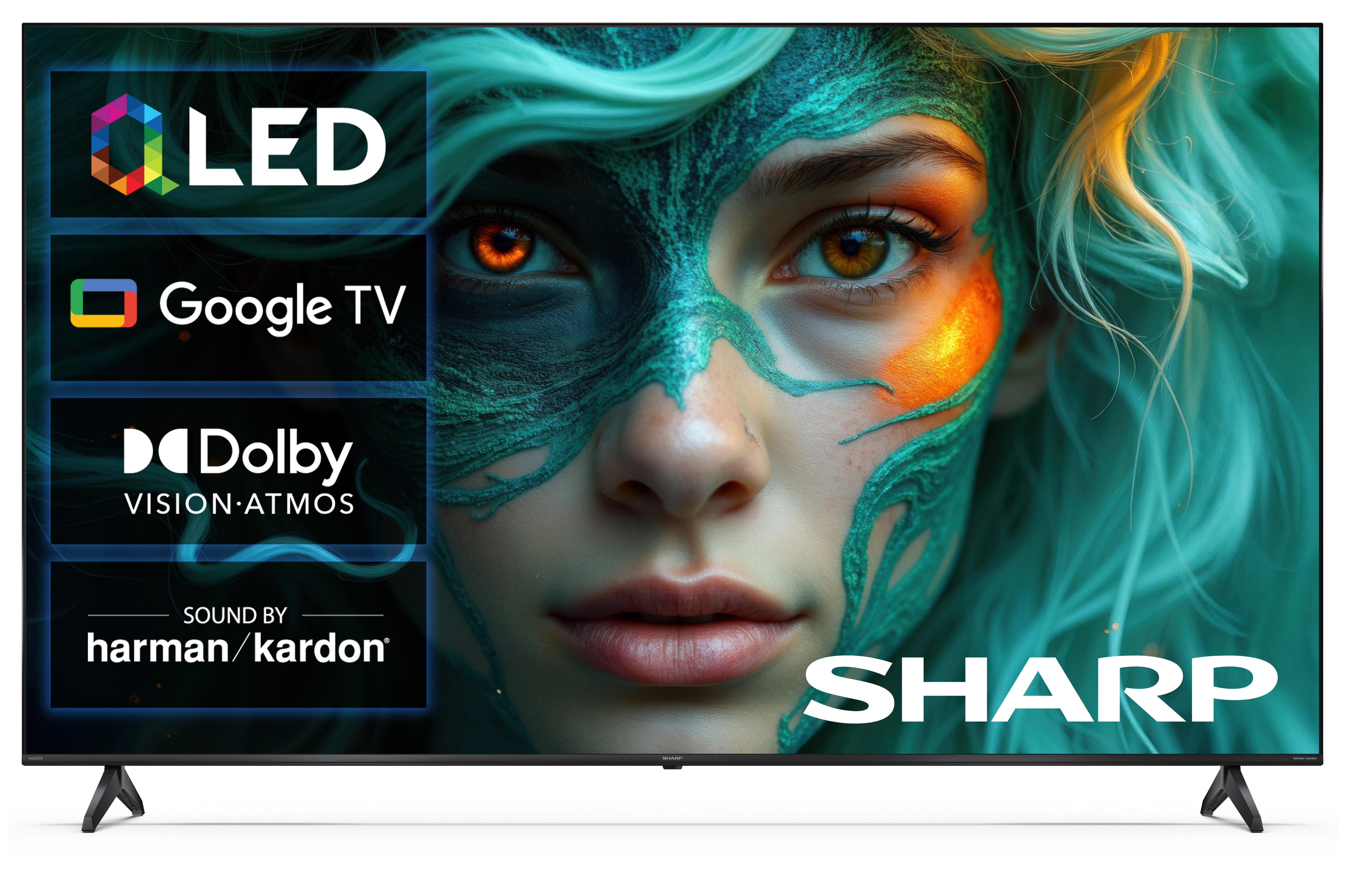Telewizor Sharp 85HP5765E 85" QLED 4K Google TV Dolby Vision Dolby Atmos HDMI 2.1 DVB-T2