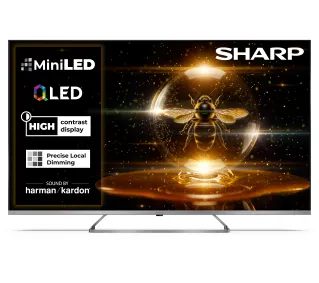 Sharp 55JP7765E 55" QLED Mini LED 4K Google TV Dolby Vision Dolby Atmos HDMI 2.1 DVB-T2 - ⚡ BESTSELLERY ⚡ - Kup na Raty - RRSO 0%