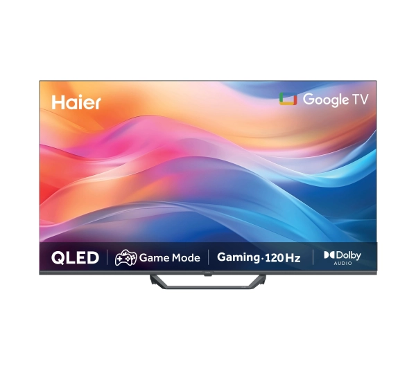 Haier H65S80FUX 65" QLED 4K 120Hz GoogleTV Dolby Vision Dolby Atmos HDMI 2.1 DVB-T2 - ⚡ BESTSELLERY ⚡ - Kup na Raty - RRSO 0%