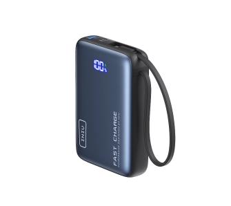 Powerbank INIU P51L-P1 Pocket Power 20000mAh 22.5W Wbiudowany kabel USB-C Granatowy