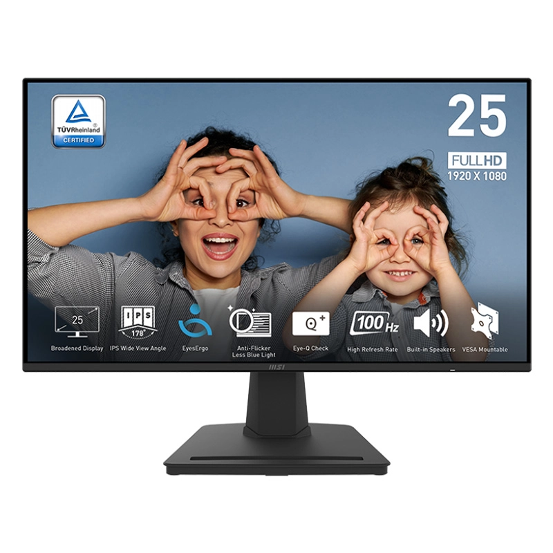 Monitor MSI PRO MP252 24,5" Full HD IPS 100Hz 1ms MPRT