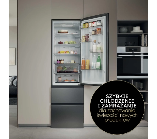 Haier HTR3620ENMG No Frost 205cm Zdalne sterowanie Inox - Kup na Raty - RRSO 0%