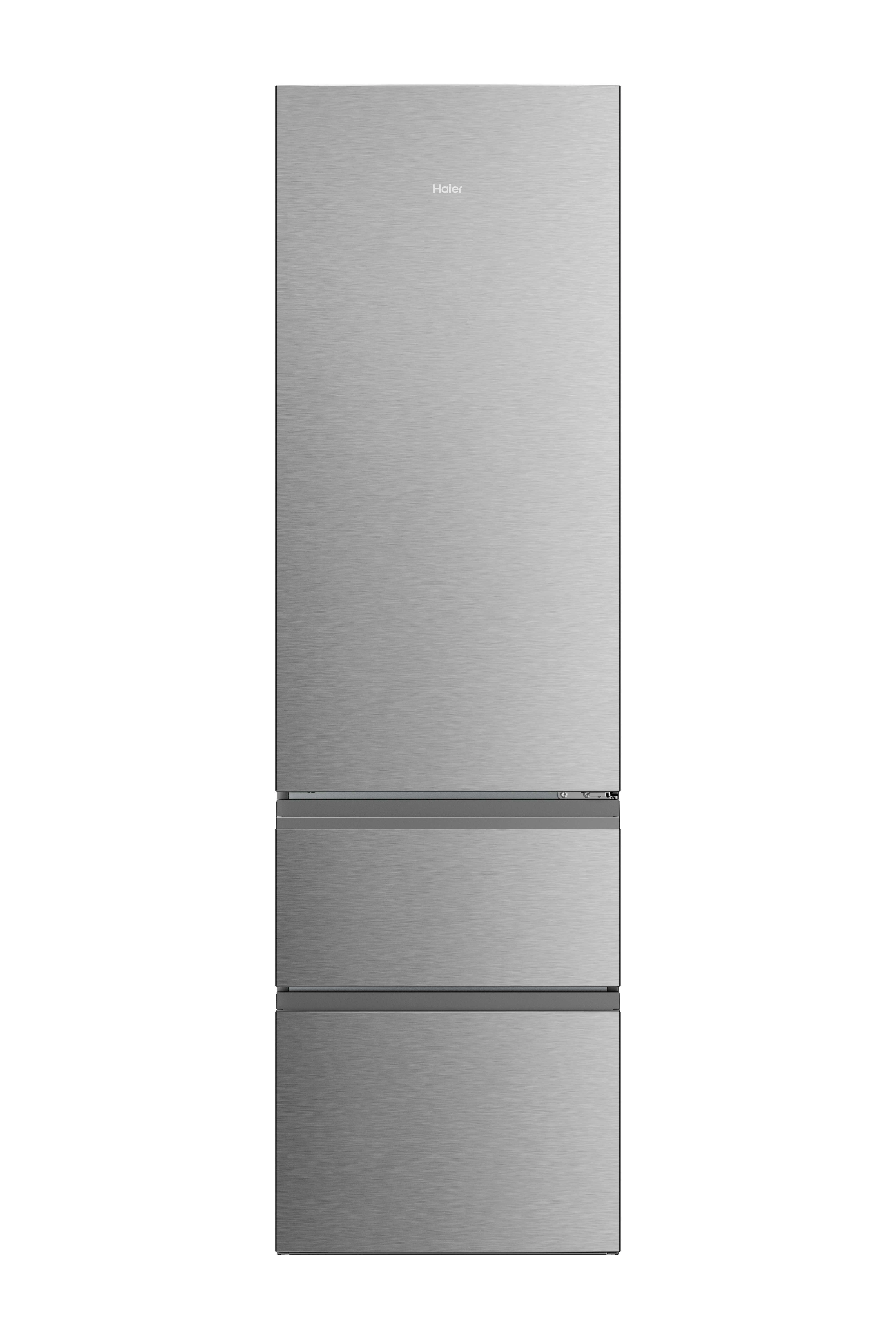 Lodówka Haier HTR3620ENMG No Frost 205cm Zdalne sterowanie Inox