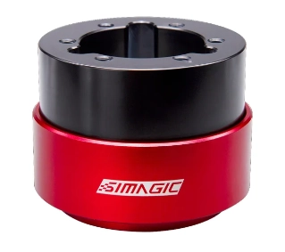 Simagic Quick Release 50 Szybkozłącza do kierownicy Aluminiowa Czarno-czerwony