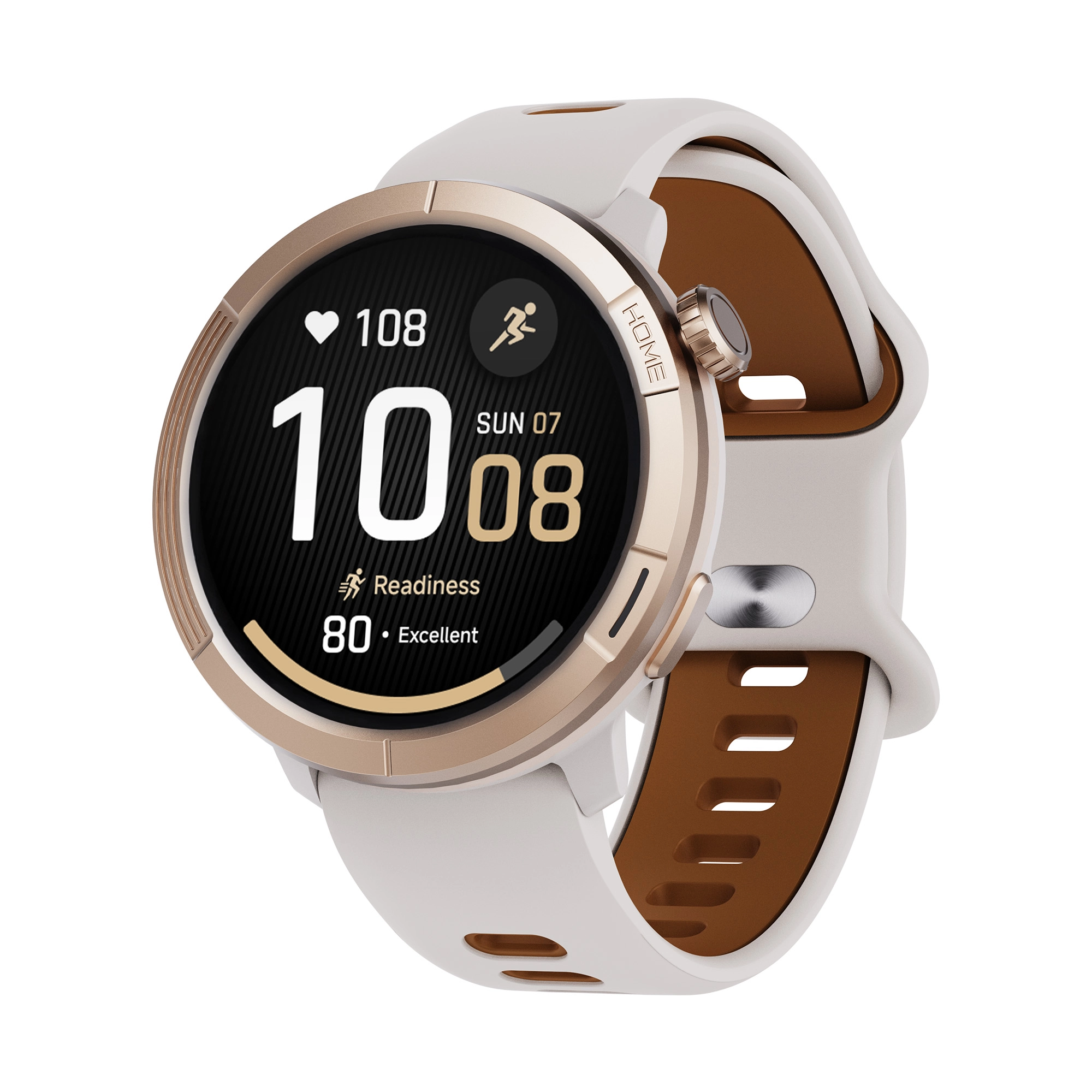 Smartwatch STELIO Activ Pro Funkcje AI 46mm GPS Tytan Złoty