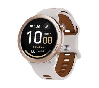Smartwatch STELIO Activ Pro Funkcje AI 46mm GPS Tytan Złoty
