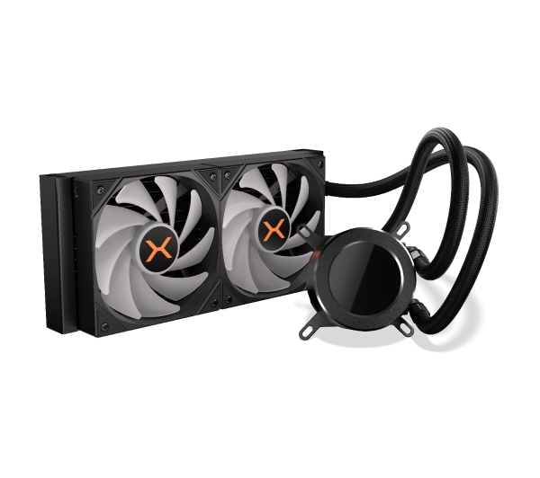 Krux HydroGlance 240 ARGB LCD Czarny - Kup na Raty - RRSO 0%